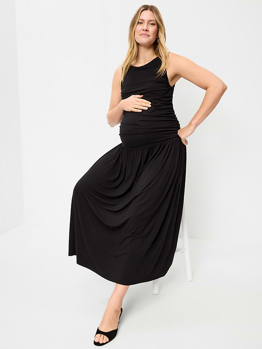Old Navy Maternity Drop-Waist Fit & Flare Dress — photo 4