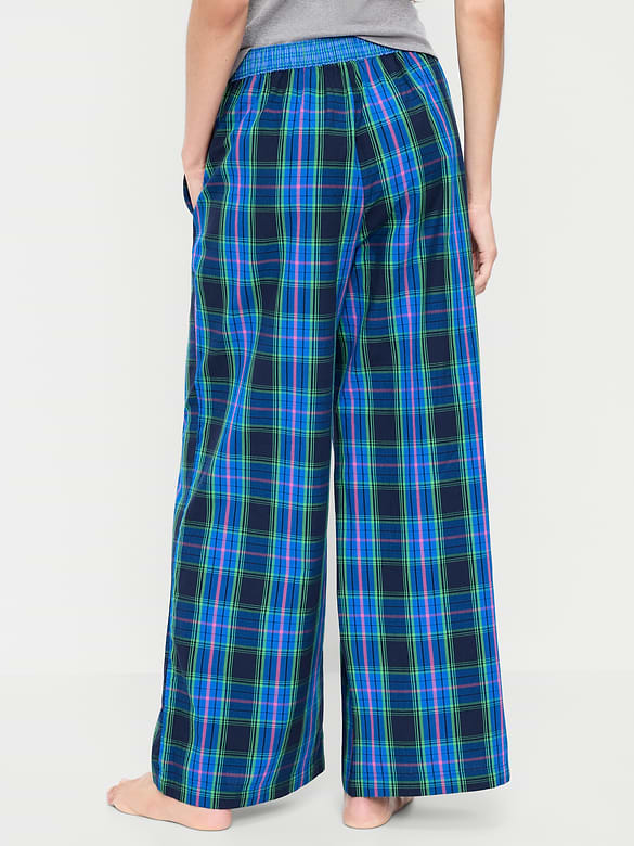 Old Navy Poplin Wide-Leg Pajama Pants — photo 3