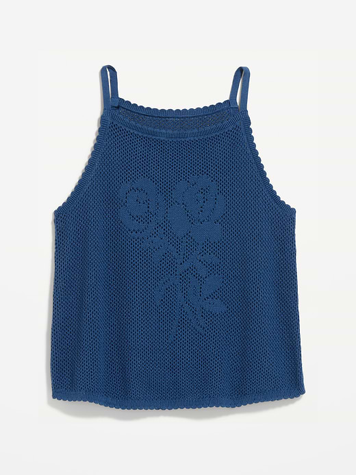 Old Navy Seaside Cotton Open-Weave Apron Tank Top — photo 5