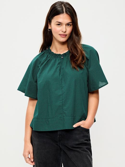 Old Navy Loose Short-Sleeve Striped Top — photo 6