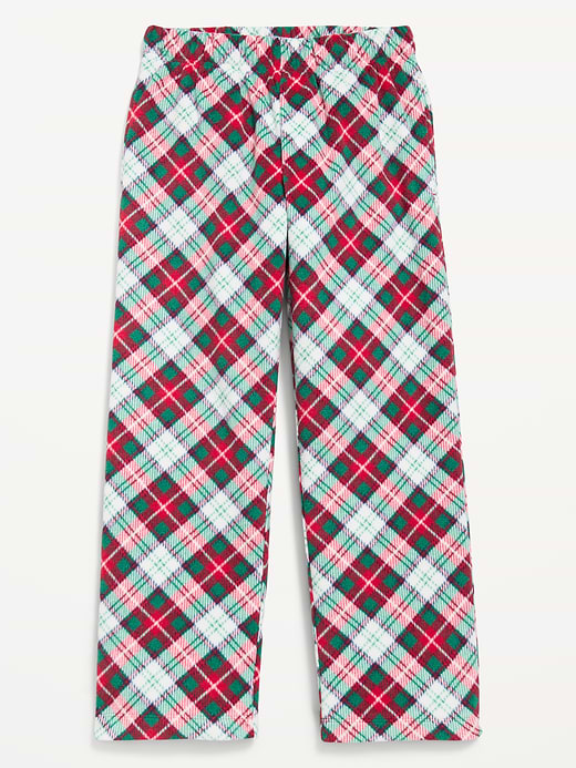 Old Navy Gender-Neutral Microfleece Plaid Pajama Pants for Kids — photo 1