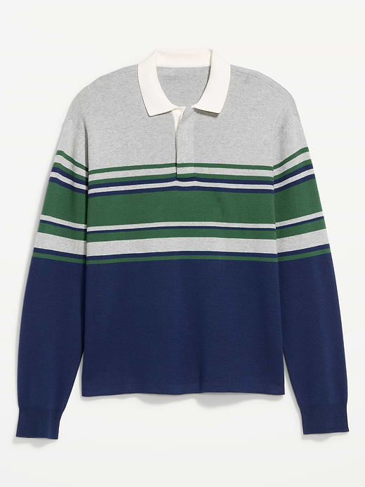 Old Navy Long-Sleeve Rugby Polo Sweater — photo 5