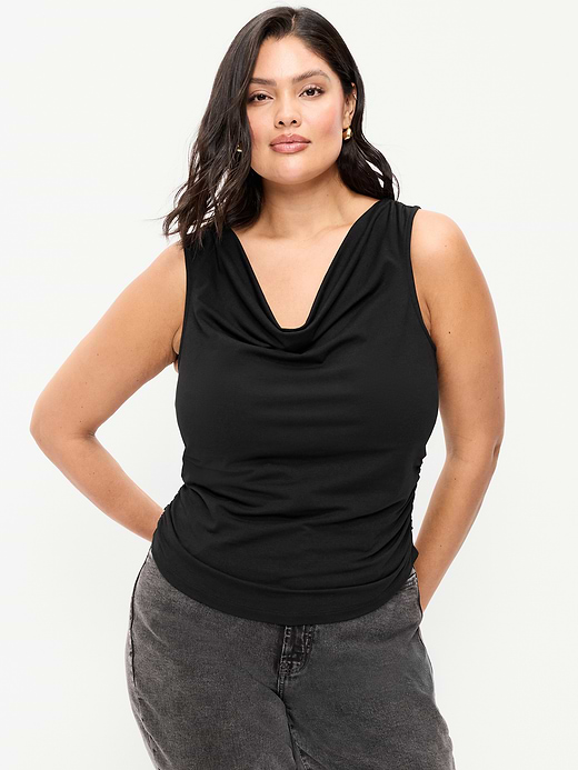 Old Navy Asymmetrical Side-Cinch Tank Top — photo 8