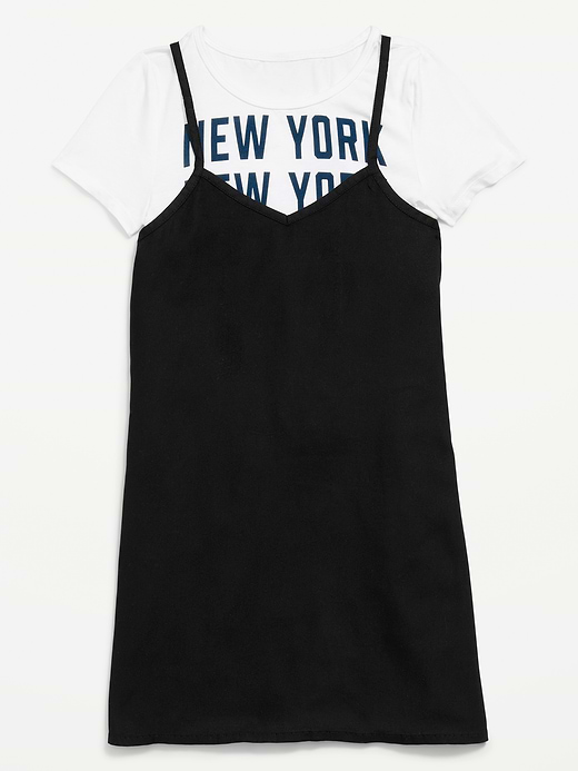 Old Navy Short-Sleeve Graphic T-Shirt and Dress Set for Girls — photo 4