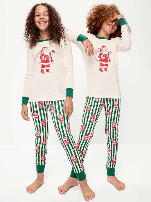 Old Navy Gender-Neutral Snug-Fit Graphic Pajama Set for Kids — photo 1