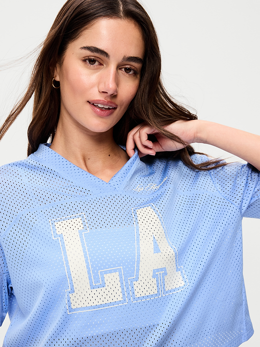 Old Navy Mesh Jersey Football Top — photo 5