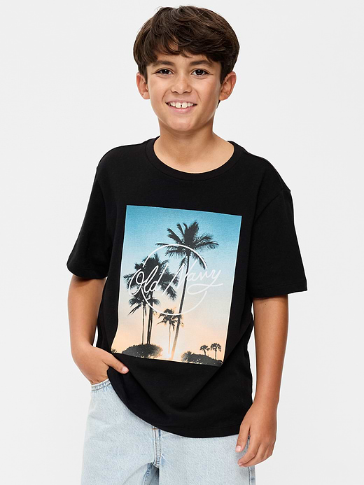 Old Navy Short-Sleeve Logo-Graphic T-Shirt for Boys — photo 1