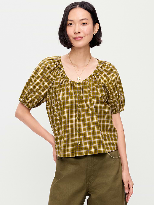 Old Navy Airy Button-Down Top — photo 5
