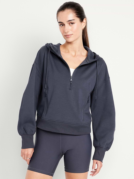 Old Navy Dynamic Fleece Half-Zip Hoodie Sweatshirt — photo 1