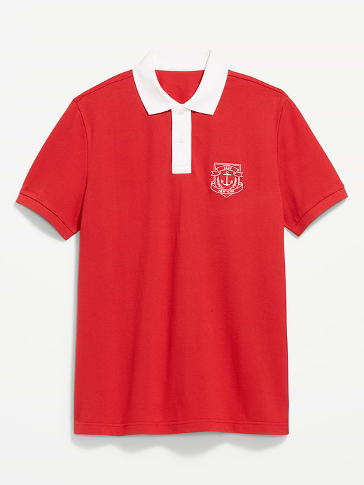 Old Navy Classic Fit Pique Graphic Polo — photo 5