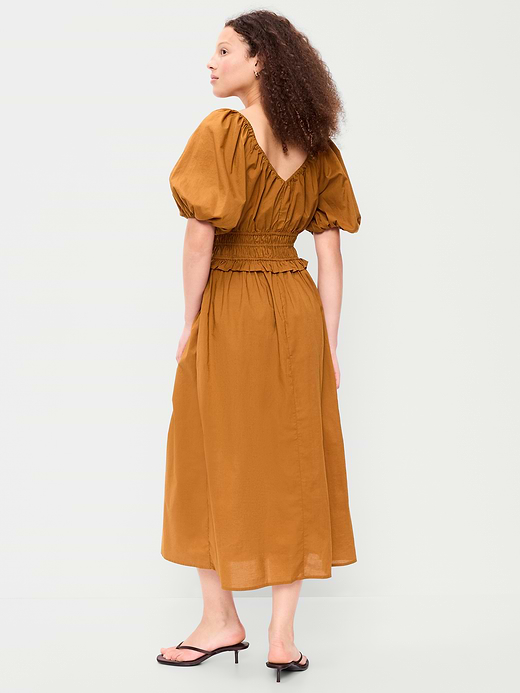 Old Navy Fit & Flare Prairie Midi Dress — photo 3