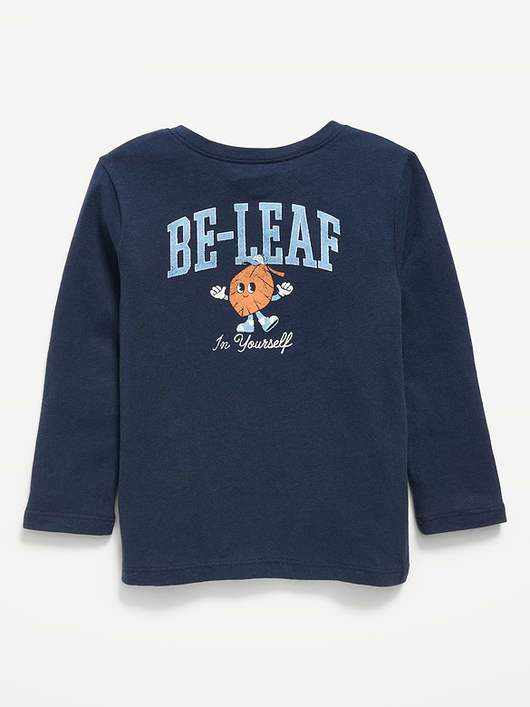 Old Navy Long-Sleeve Graphic T-Shirt for Toddler Boys — photo 3