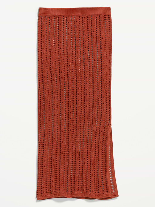 Old Navy Open-Weave Seaside Cotton Column Maxi Skirt — photo 1