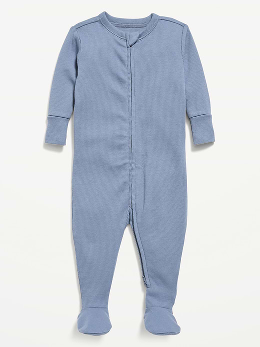 Old Navy Snug-Fit 2-Way-Zip Sleep & Play Footed One-Piece for Baby — photo 1