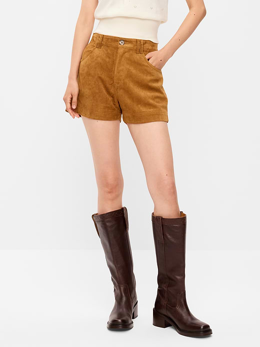 Old Navy High-Waisted Faux-Suede Shorts — photo 3