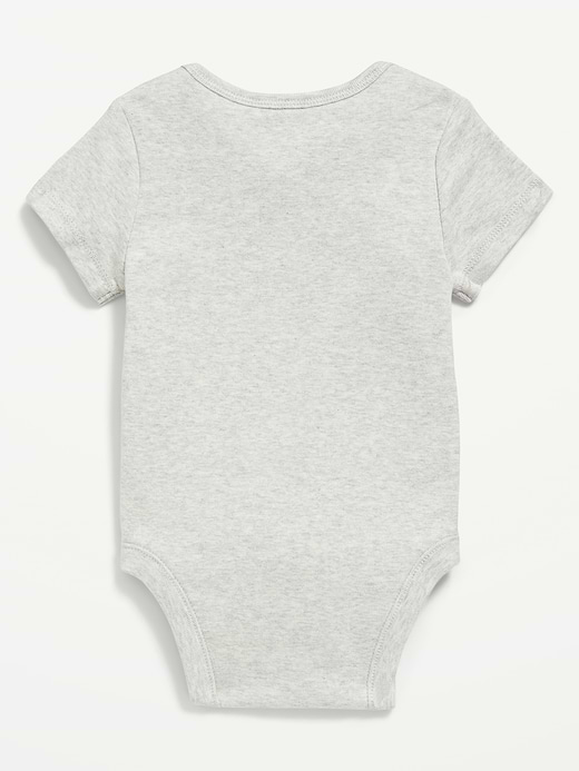 Old Navy Unisex Short-Sleeve Logo-Graphic Bodysuit for Baby — photo 3