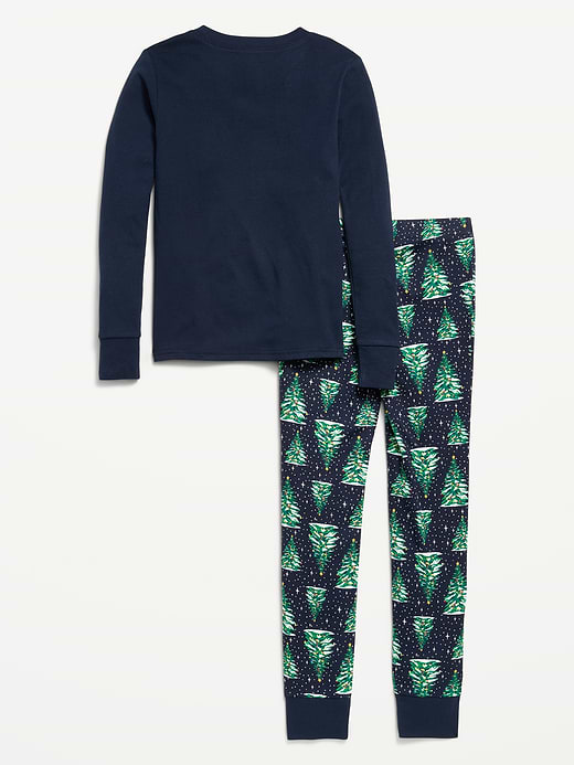 Old Navy Gender-Neutral Snug-Fit Graphic Pajama Set for Kids — photo 3