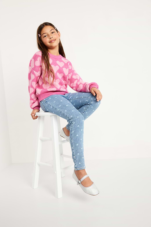 Old Navy High-Waisted Embroidered Rockstar 360° Stretch Jeggings for Girls — photo 4