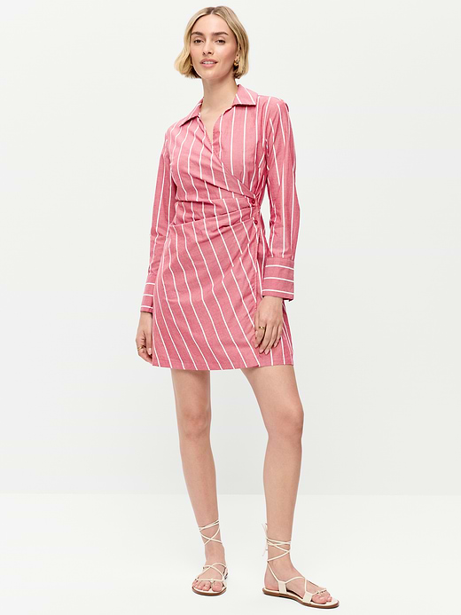 Old Navy Wrap Mini Shirt Dress — photo 1