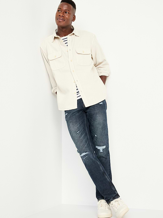 Old Navy Slim Built-In Flex Ripped Jeans — photo 4