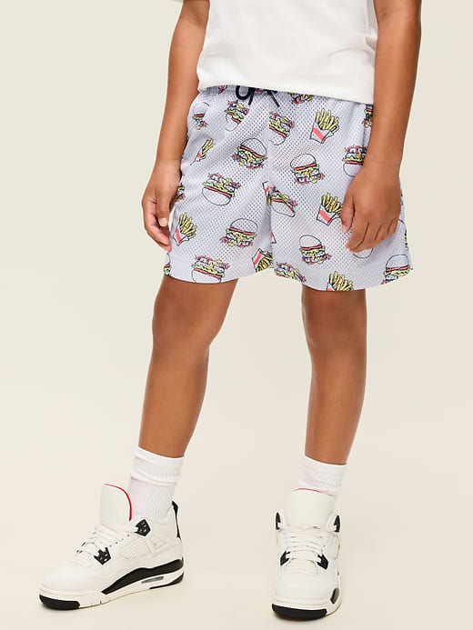 Old Navy Printed Knee Length Mesh Shorts for Boys — photo 1