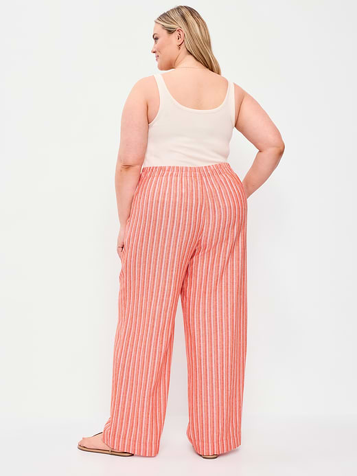 Old Navy High-Waisted Linen-Blend Super Wide-Leg Pants — photo 10