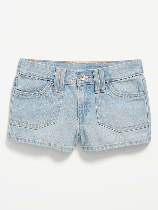 Old Navy Low-Rise Utility Jean Shorts for Girls — photo 11