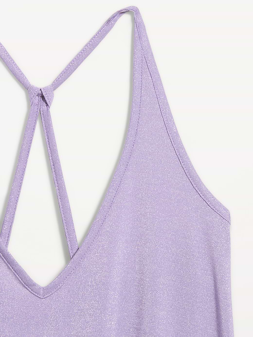 Old Navy Strappy-Back Shimmer Swing Tank Top — photo 5