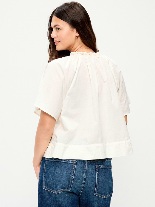 Old Navy Loose Short-Sleeve Striped Top — photo 7