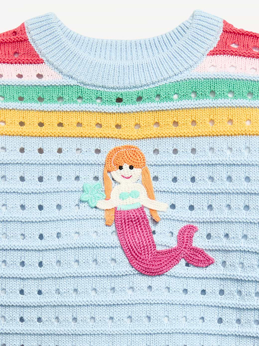 Old Navy Boxy-Fit Sweater and Shorts Set for Toddler Girls — photo 5