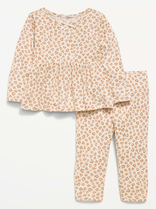 Old Navy Long-Sleeve Pointelle-Knit Top and Pants Set for Baby — photo 3