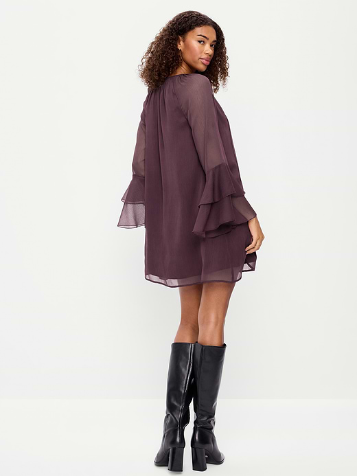 Old Navy Bell-Sleeve Boho Mini Dress — photo 3