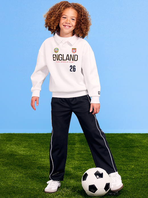 Old Navy FIFA World Cup 26™ Argentina Dynamic Fleece Collared Graphic Sweatshirt for Kids — photo 1