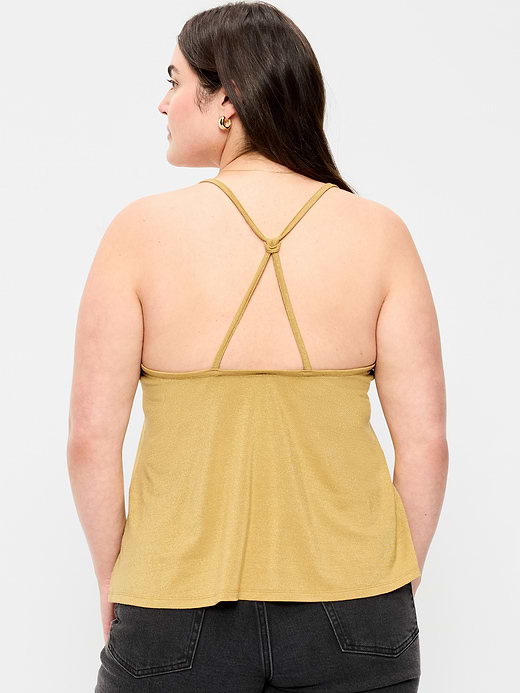 Old Navy Strappy-Back Shimmer Swing Tank Top — photo 8