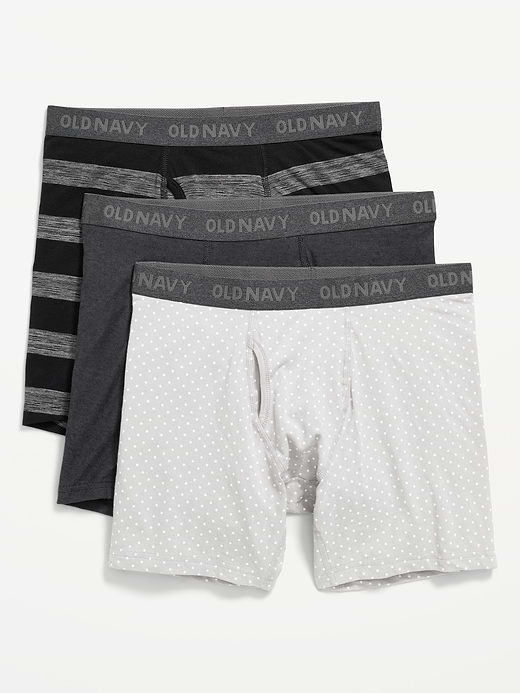 Old Navy 3-Pack Soft-Washed Boxer Briefs -- 6.25-inch inseam — photo 1