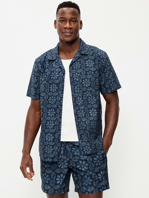 Old Navy Short-Sleeve Floral Camp Shirt