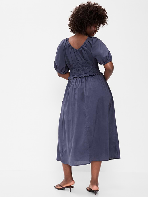 Old Navy Fit & Flare Prairie Midi Dress — photo 8