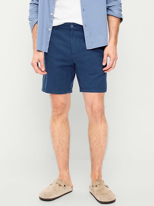 Old Navy Slim Built-In Flex Rotation Chino Shorts -- 8-inch inseam — photo 3