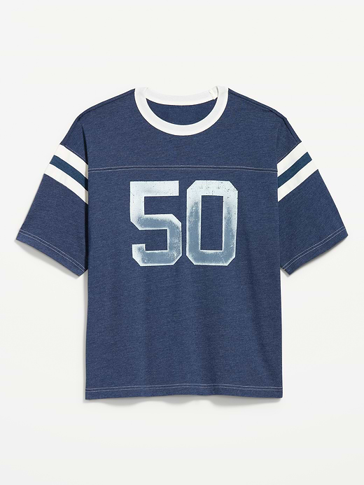 Old Navy Heavyweight Short-Sleeve Football-Style T-Shirt