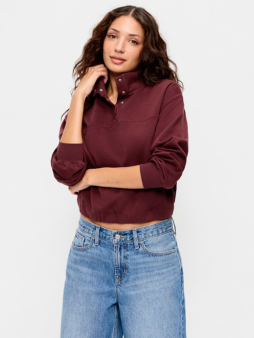 Old Navy SoComfy Funnel-Neck Sweatshirt — photo 1