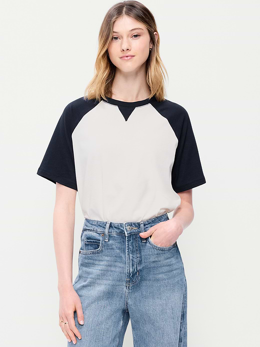 Old Navy Vintage Crew-Neck Raglan T-Shirt — photo 1
