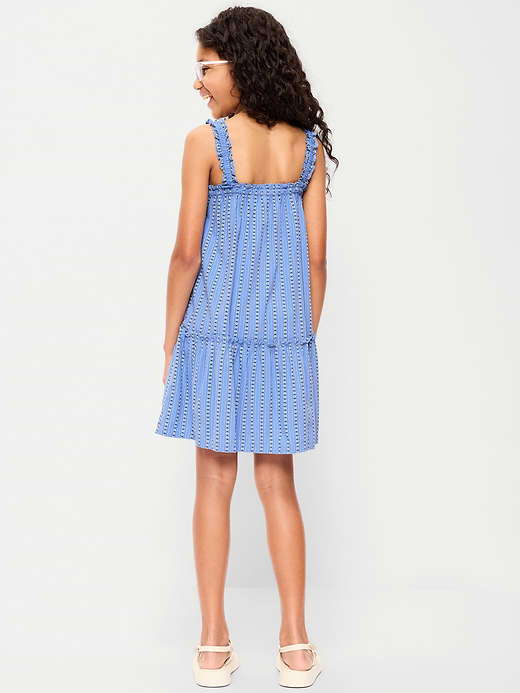 Old Navy Printed Sleeveless Ruffled Swing Dress for Girls — photo 3
