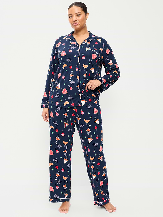Old Navy Sunday Sleep Knit Jersey Pant Set — photo 8