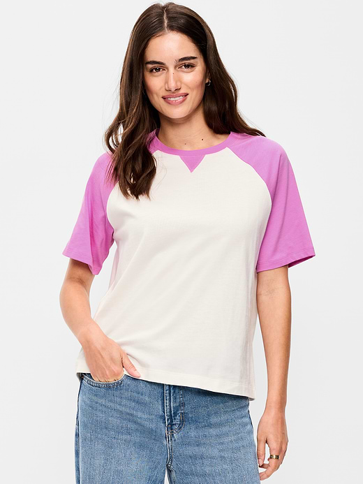 Old Navy Vintage Crew-Neck Raglan T-Shirt