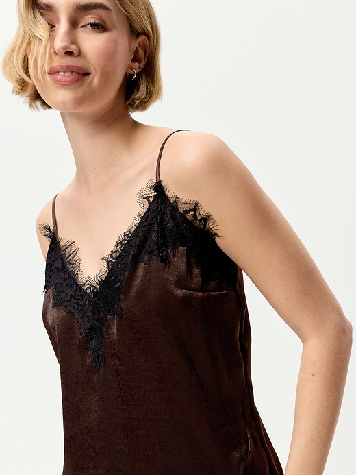 Old Navy Asymmetrical Lace-Trim Cami Top — photo 1