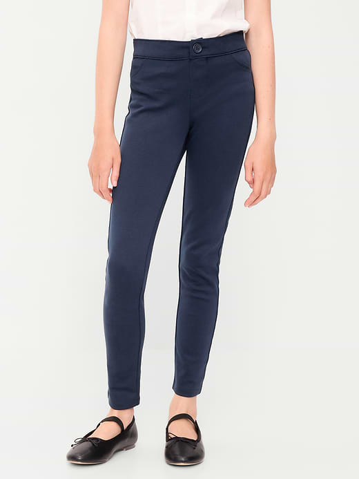 Old Navy School Uniform Ponte-Knit Jeggings for Girls — photo 1