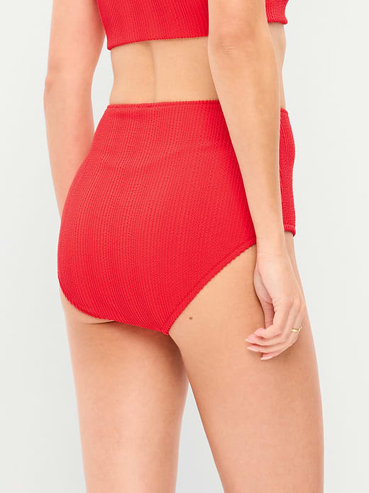 Old Navy High-Waisted Ribbed Bikini Swim Bottoms — photo 3