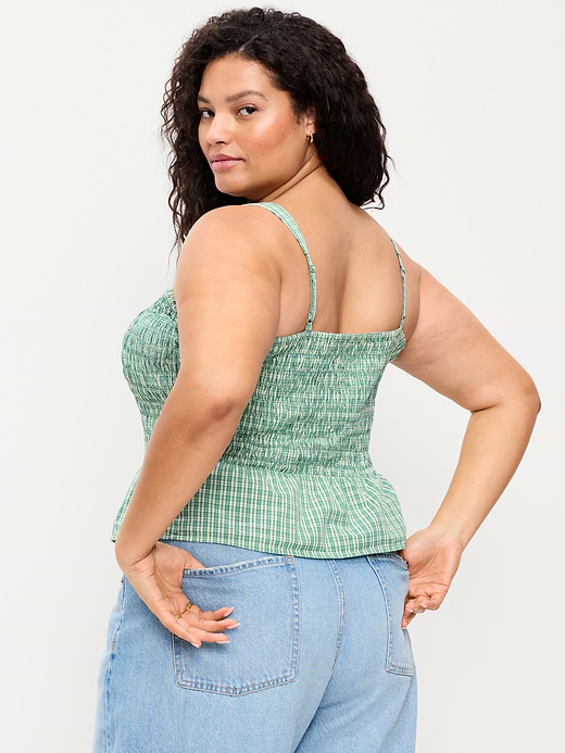 Old Navy Smocked Peplum Tank Top — photo 9
