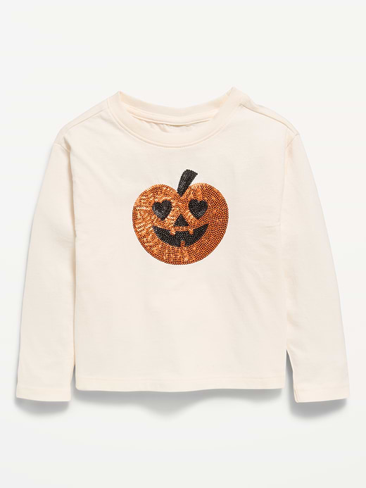Old Navy Long-Sleeve Graphic T-Shirt for Toddler Girls — photo 3