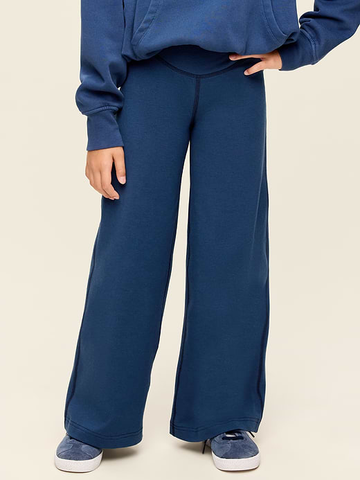 Old Navy High-Waisted PowerChill Crossover Wide-Leg Pants for Girls — photo 1